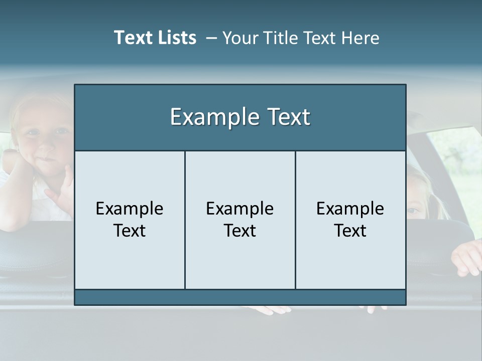 Travel Five Girls PowerPoint Template