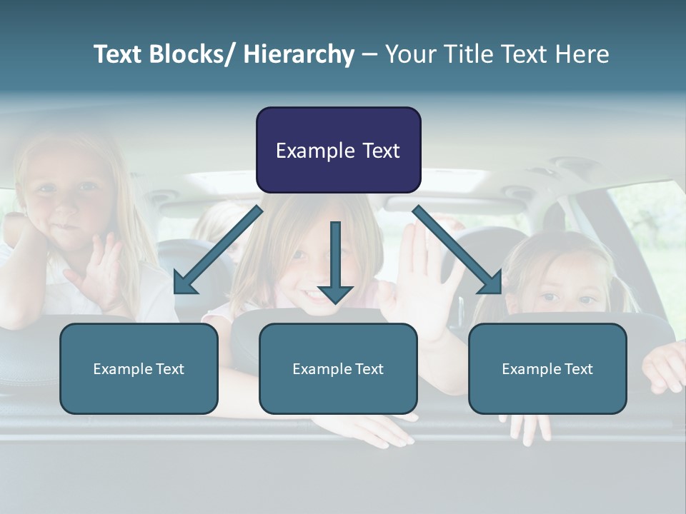 Travel Five Girls PowerPoint Template