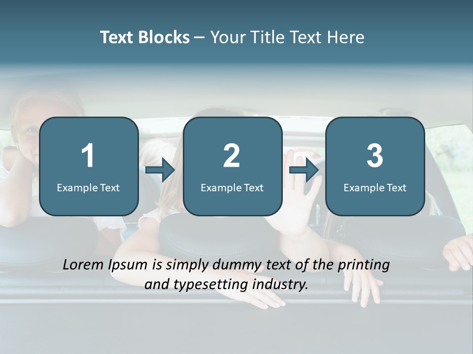 Travel Five Girls PowerPoint Template