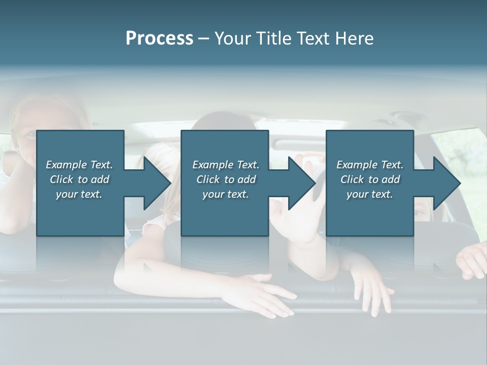 Travel Five Girls PowerPoint Template