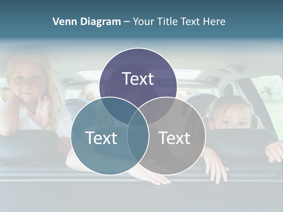 Travel Five Girls PowerPoint Template