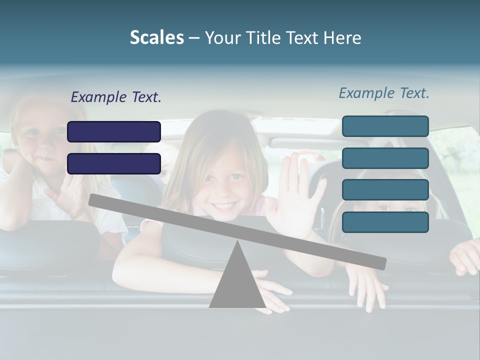 Travel Five Girls PowerPoint Template