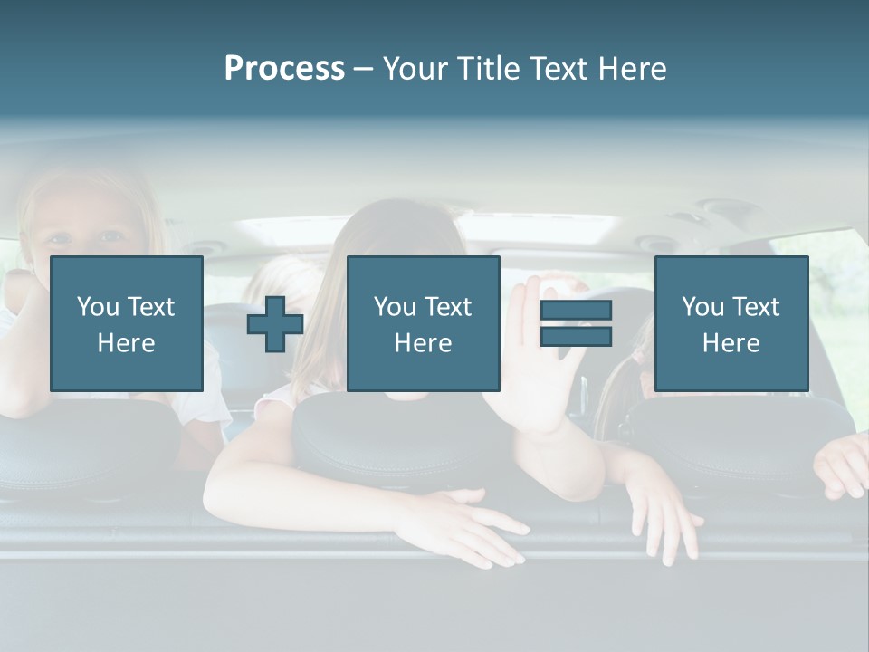 Travel Five Girls PowerPoint Template