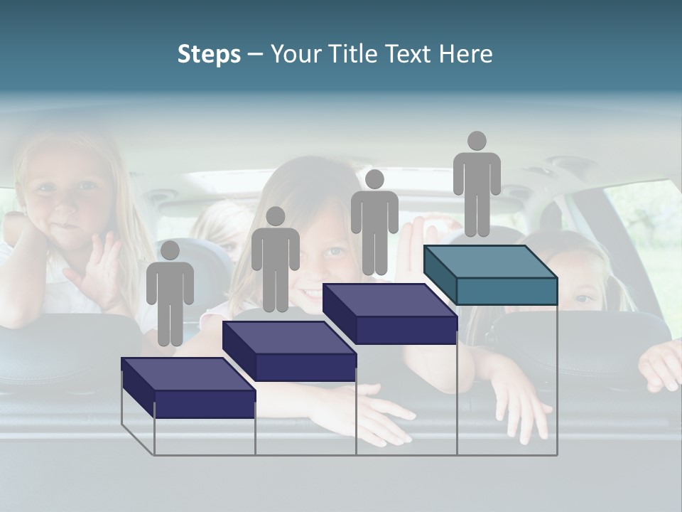 Travel Five Girls PowerPoint Template