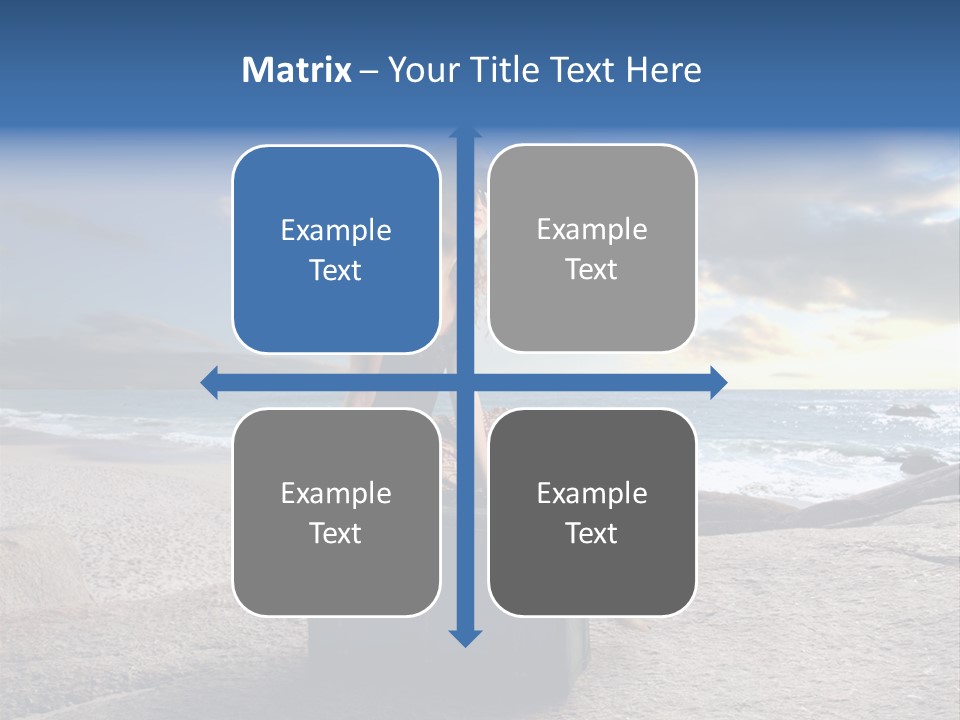 Orizzonte Nudi Paesaggio PowerPoint Template