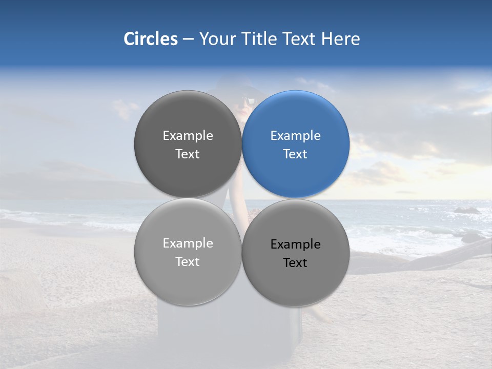 Orizzonte Nudi Paesaggio PowerPoint Template