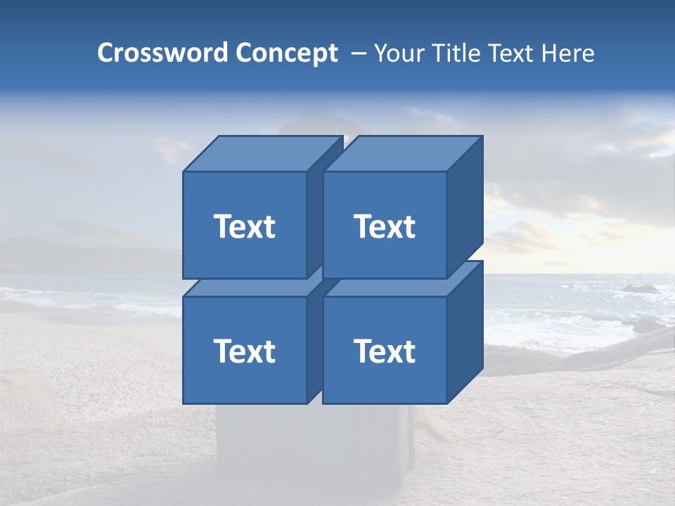 Orizzonte Nudi Paesaggio PowerPoint Template