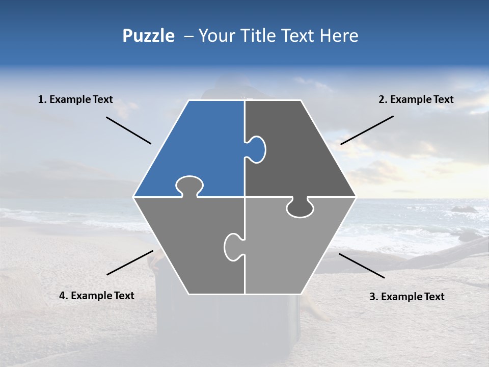 Orizzonte Nudi Paesaggio PowerPoint Template