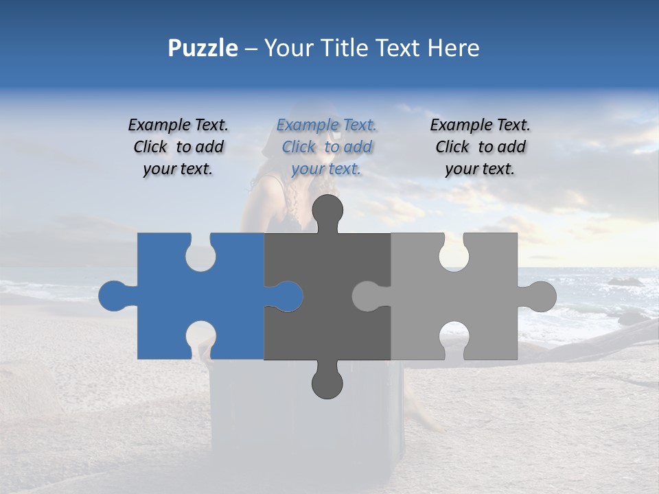 Orizzonte Nudi Paesaggio PowerPoint Template