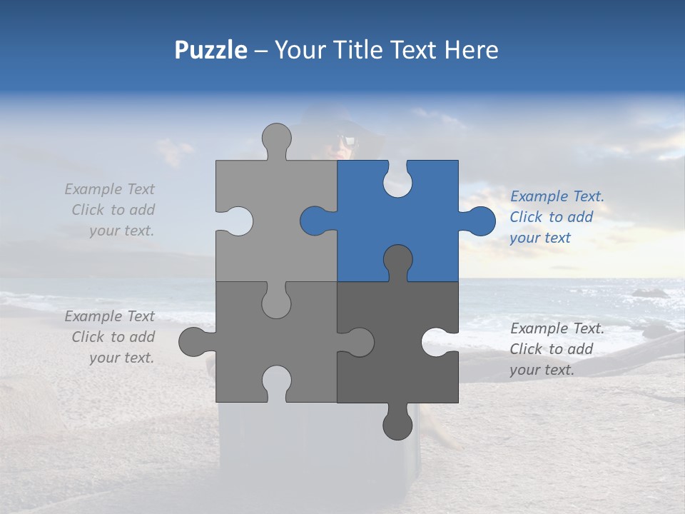 Orizzonte Nudi Paesaggio PowerPoint Template