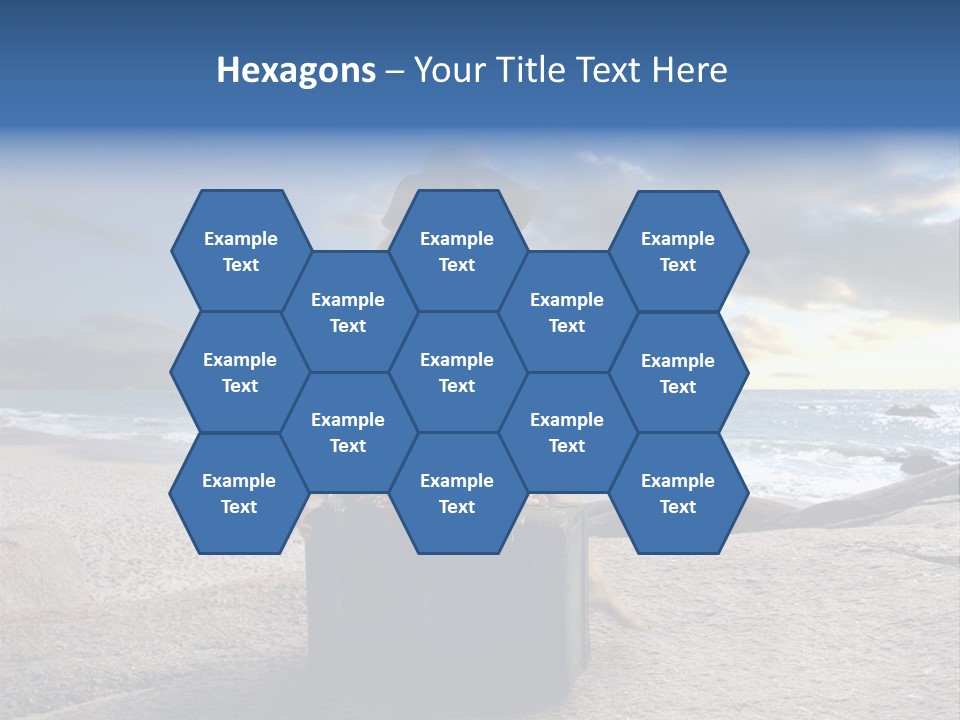 Orizzonte Nudi Paesaggio PowerPoint Template