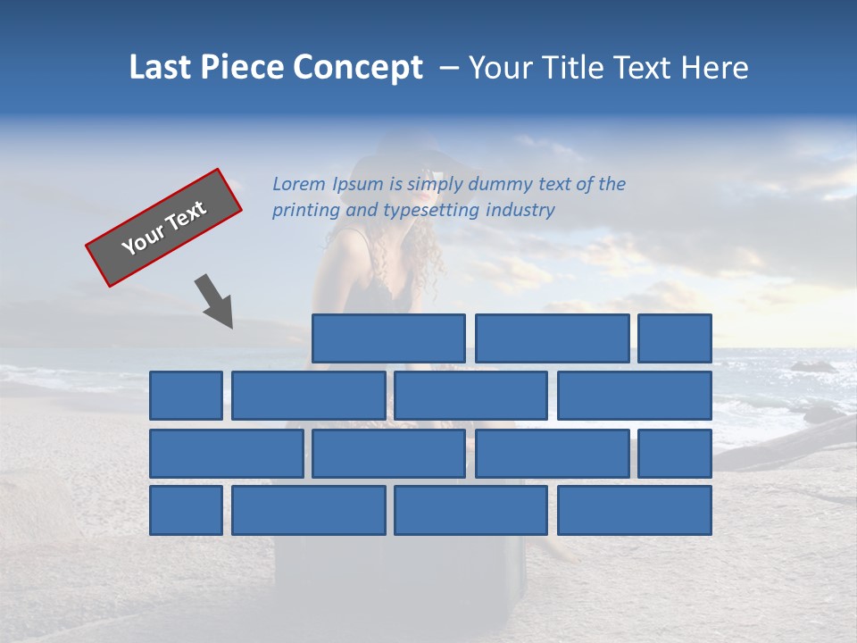 Orizzonte Nudi Paesaggio PowerPoint Template