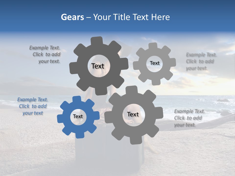 Orizzonte Nudi Paesaggio PowerPoint Template