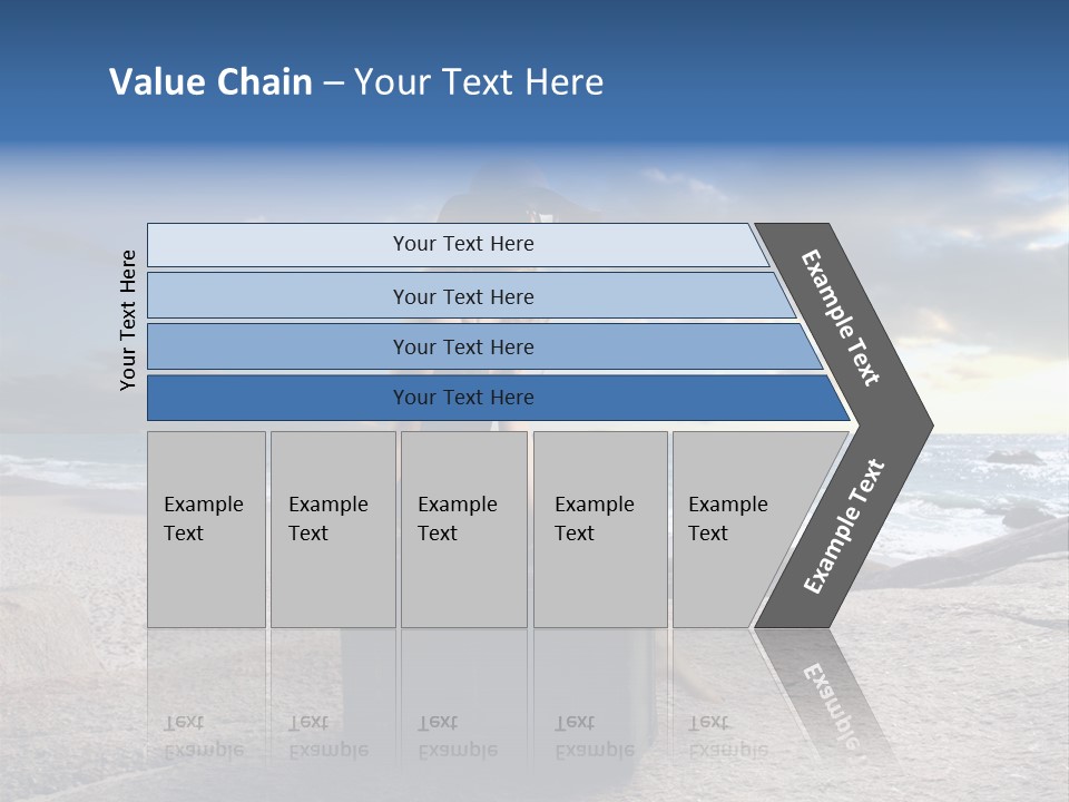 Orizzonte Nudi Paesaggio PowerPoint Template
