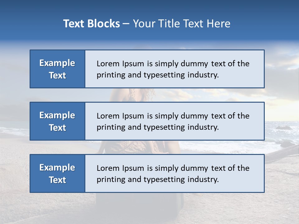 Orizzonte Nudi Paesaggio PowerPoint Template