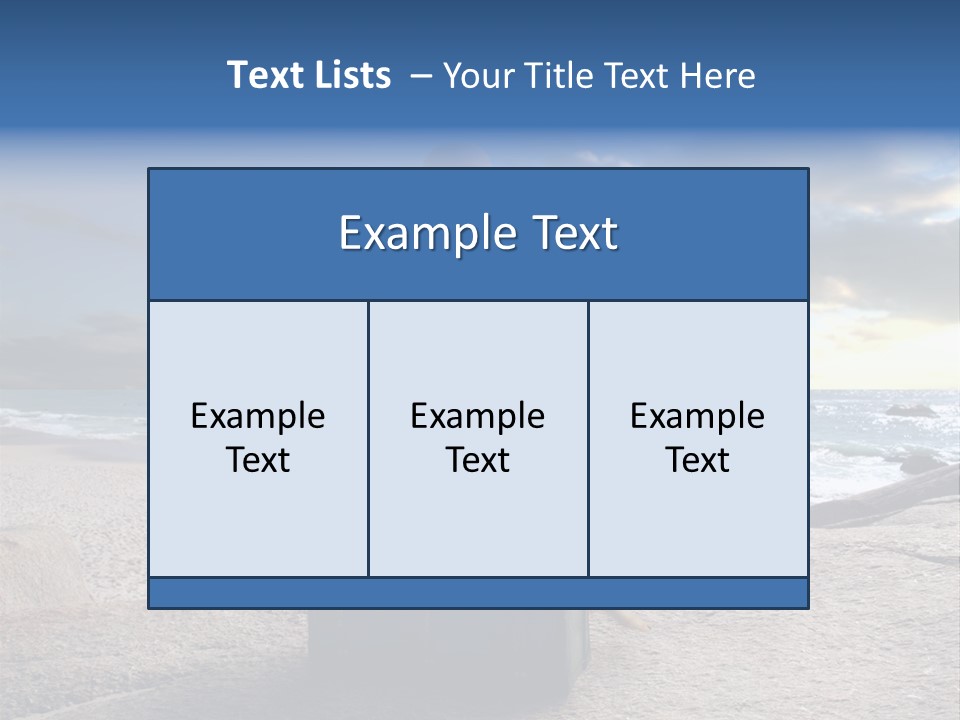 Orizzonte Nudi Paesaggio PowerPoint Template
