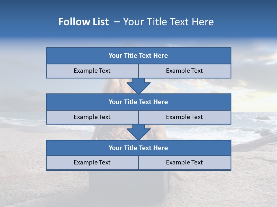 Orizzonte Nudi Paesaggio PowerPoint Template