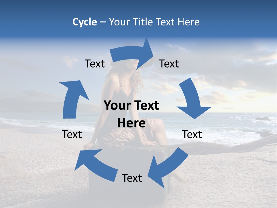 Orizzonte Nudi Paesaggio PowerPoint Template