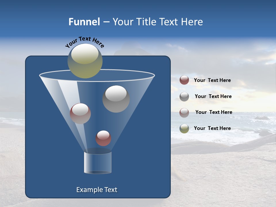 Orizzonte Nudi Paesaggio PowerPoint Template