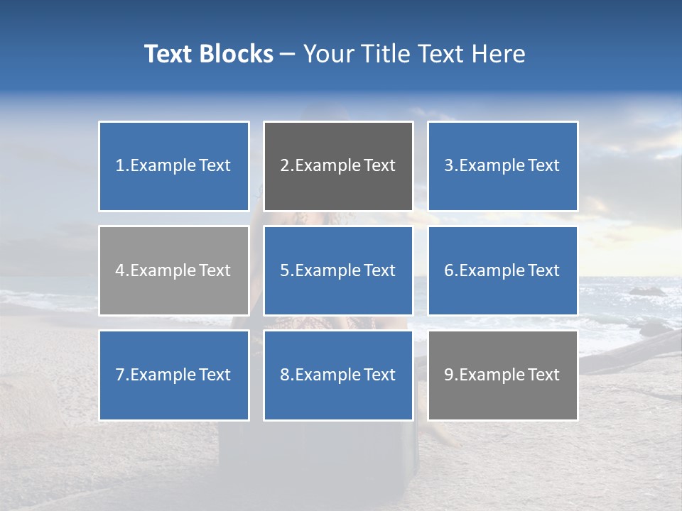Orizzonte Nudi Paesaggio PowerPoint Template