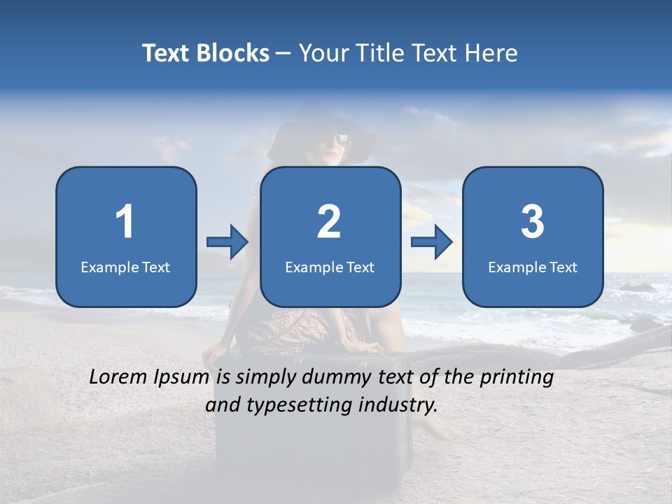 Orizzonte Nudi Paesaggio PowerPoint Template