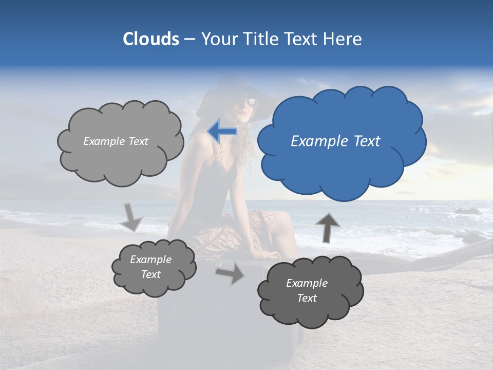 Orizzonte Nudi Paesaggio PowerPoint Template