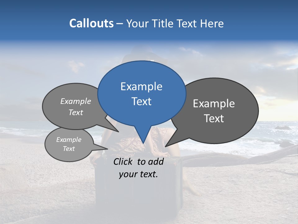 Orizzonte Nudi Paesaggio PowerPoint Template