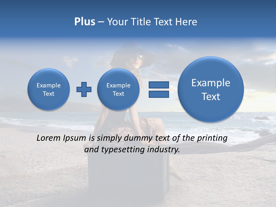 Orizzonte Nudi Paesaggio PowerPoint Template