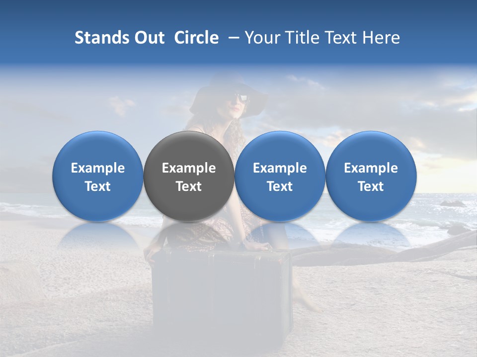 Orizzonte Nudi Paesaggio PowerPoint Template