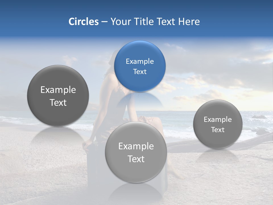 Orizzonte Nudi Paesaggio PowerPoint Template