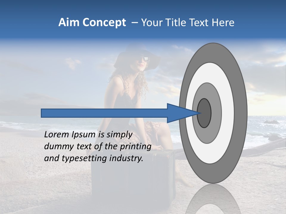 Orizzonte Nudi Paesaggio PowerPoint Template