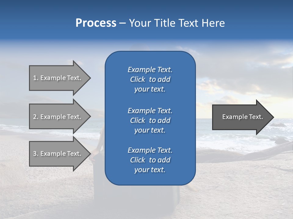 Orizzonte Nudi Paesaggio PowerPoint Template