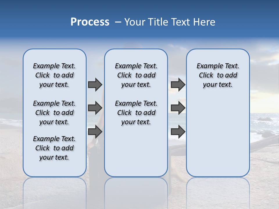 Orizzonte Nudi Paesaggio PowerPoint Template
