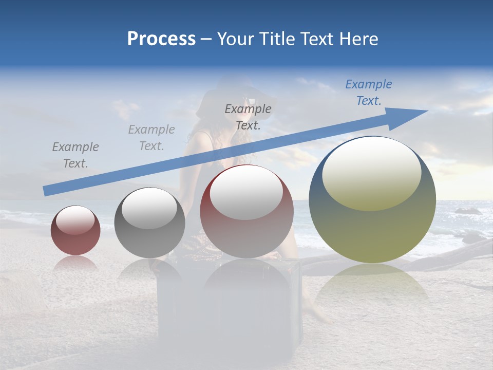 Orizzonte Nudi Paesaggio PowerPoint Template