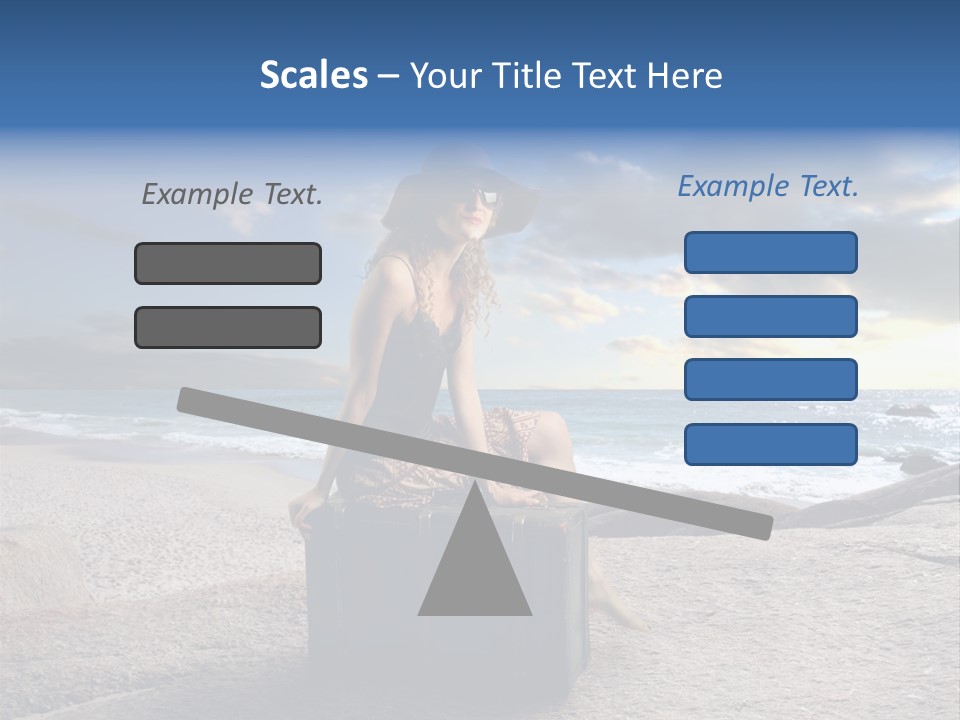 Orizzonte Nudi Paesaggio PowerPoint Template