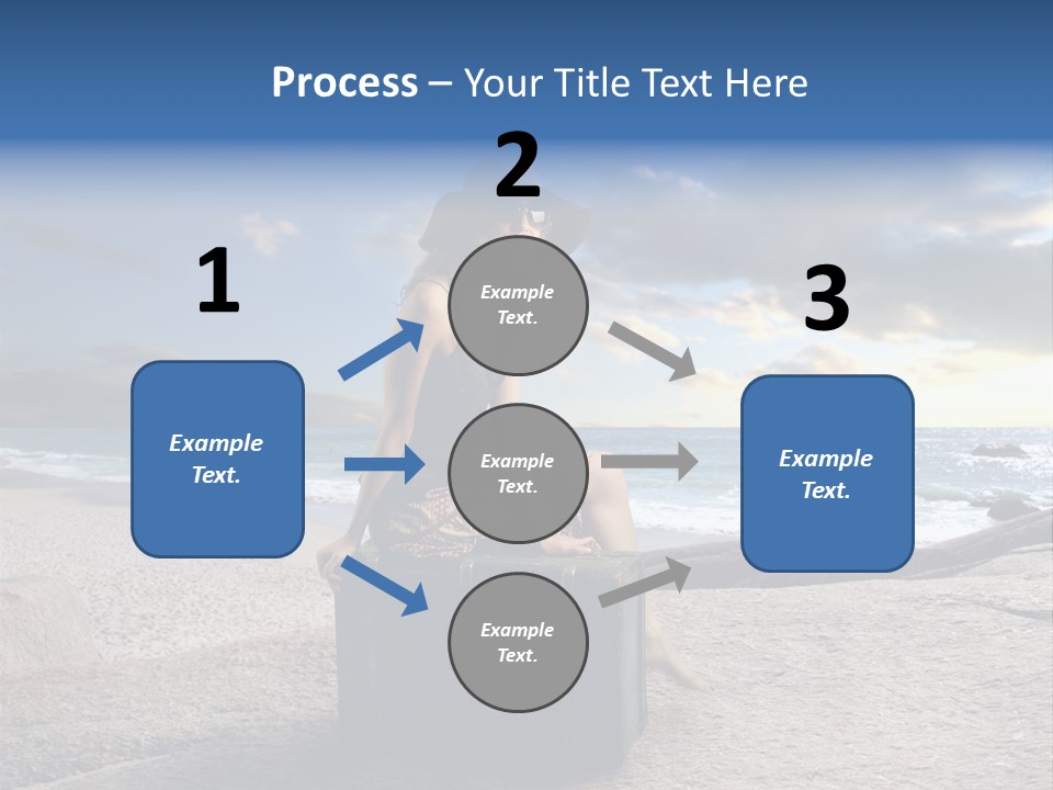 Orizzonte Nudi Paesaggio PowerPoint Template