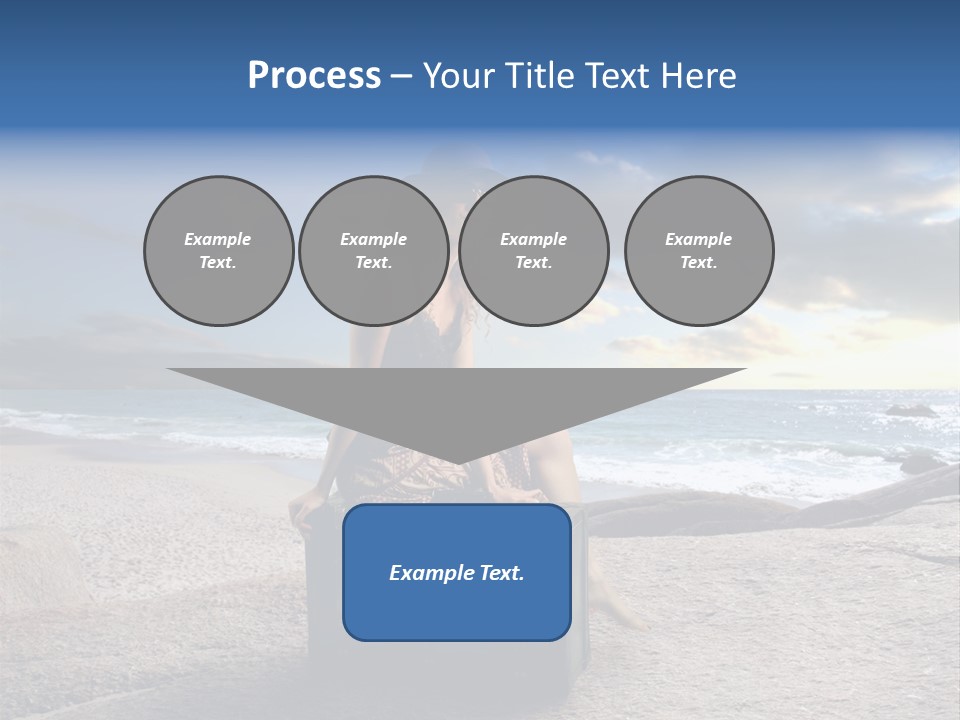 Orizzonte Nudi Paesaggio PowerPoint Template