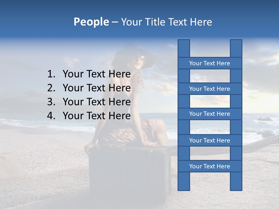 Orizzonte Nudi Paesaggio PowerPoint Template