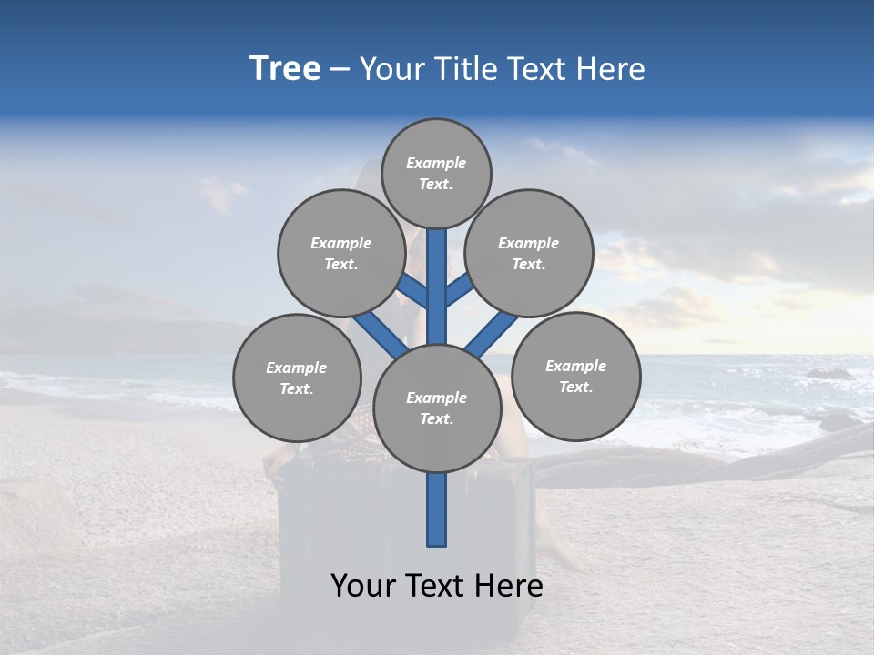 Orizzonte Nudi Paesaggio PowerPoint Template