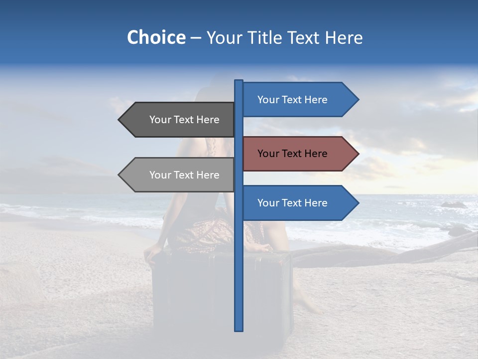Orizzonte Nudi Paesaggio PowerPoint Template