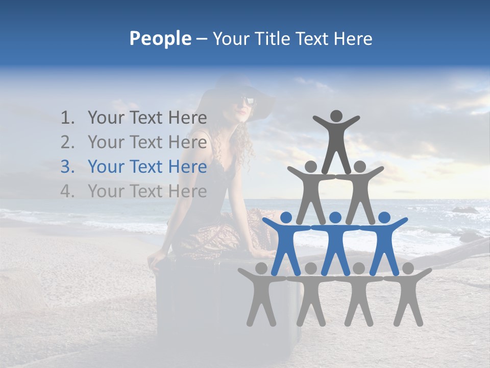 Orizzonte Nudi Paesaggio PowerPoint Template