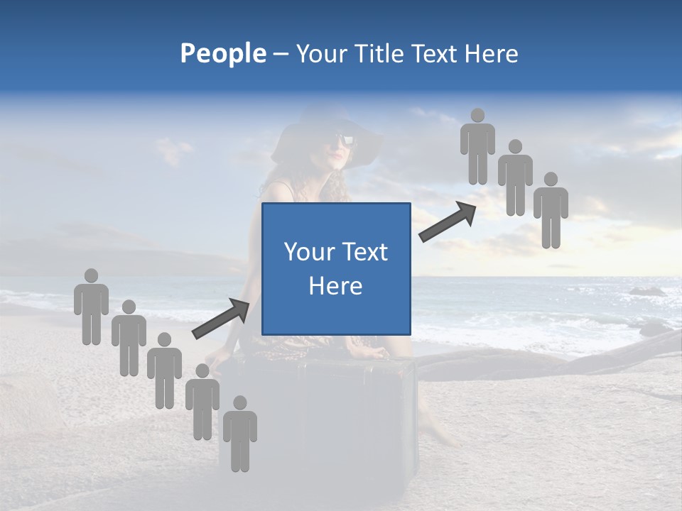 Orizzonte Nudi Paesaggio PowerPoint Template