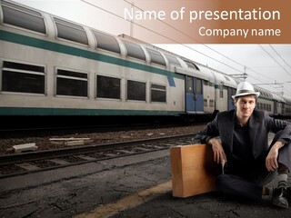 Way Railway Business PowerPoint Template