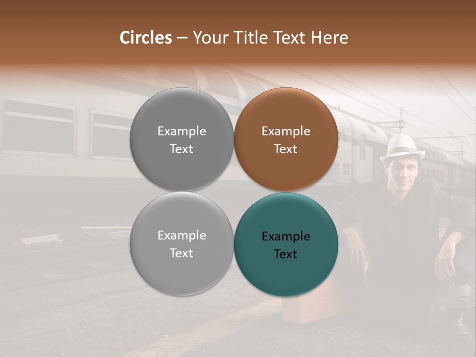Way Railway Business PowerPoint Template