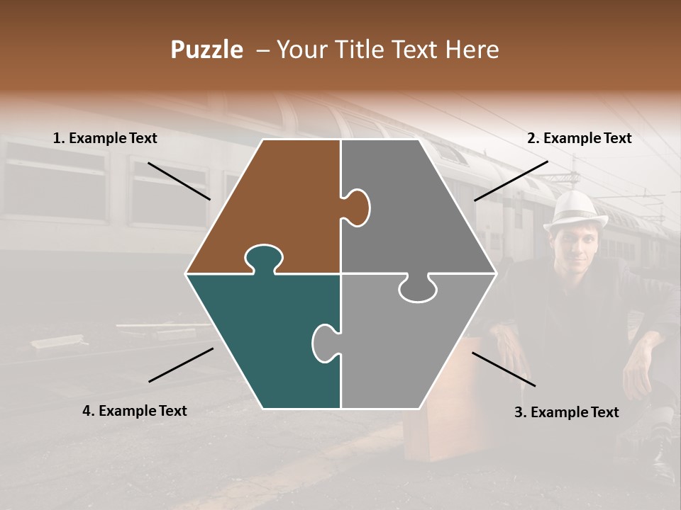 Way Railway Business PowerPoint Template