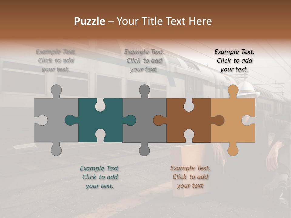 Way Railway Business PowerPoint Template