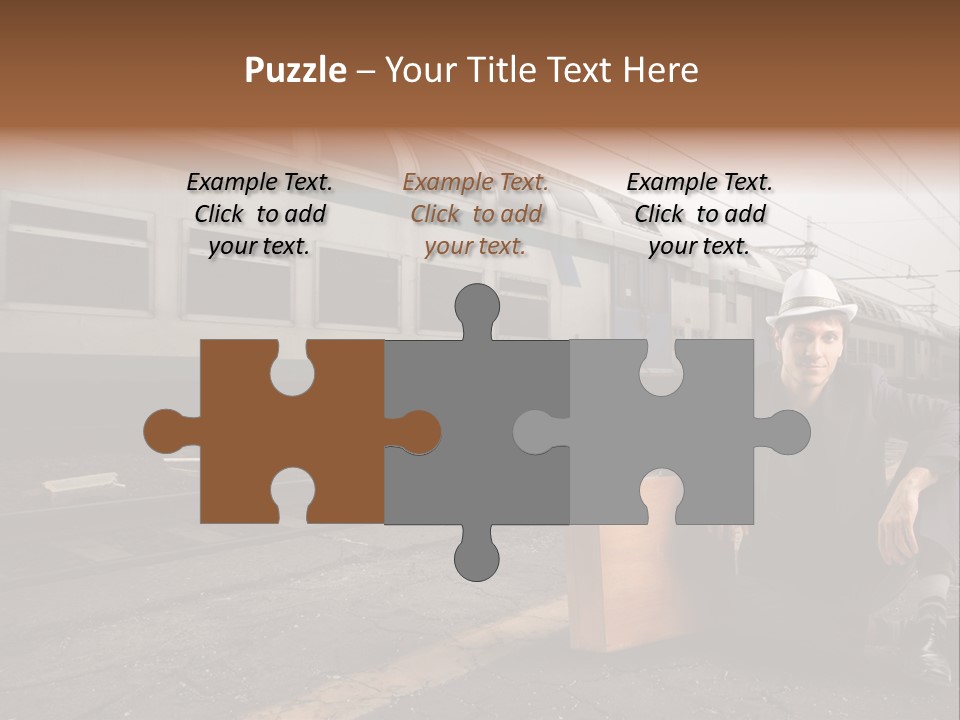 Way Railway Business PowerPoint Template