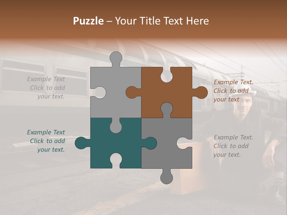 Way Railway Business PowerPoint Template