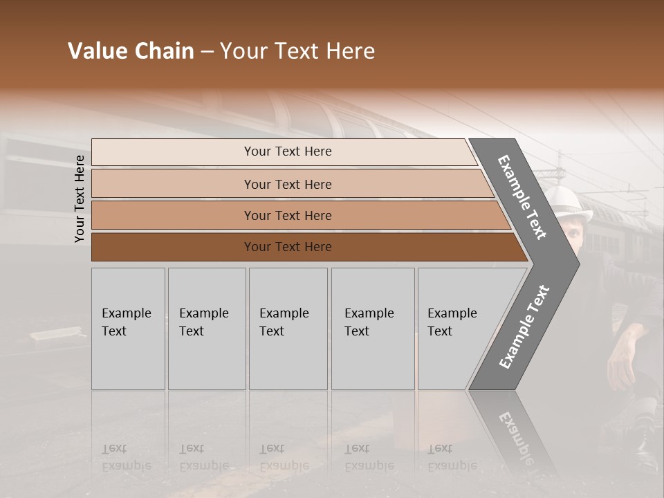 Way Railway Business PowerPoint Template
