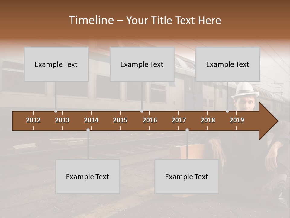 Way Railway Business PowerPoint Template